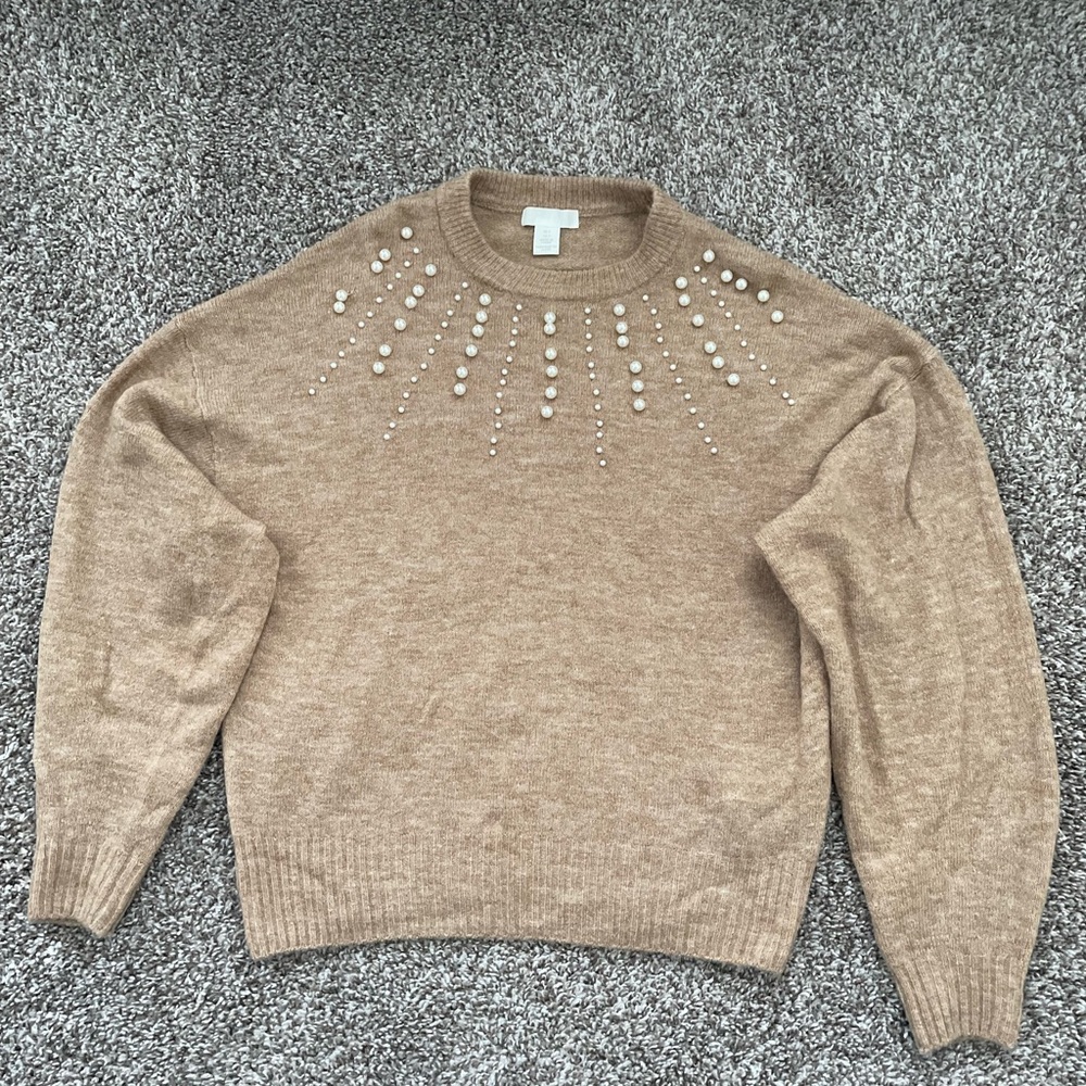 H&M Sweater, warm material, Size Small, Camel Colored - Picture 2 of 3